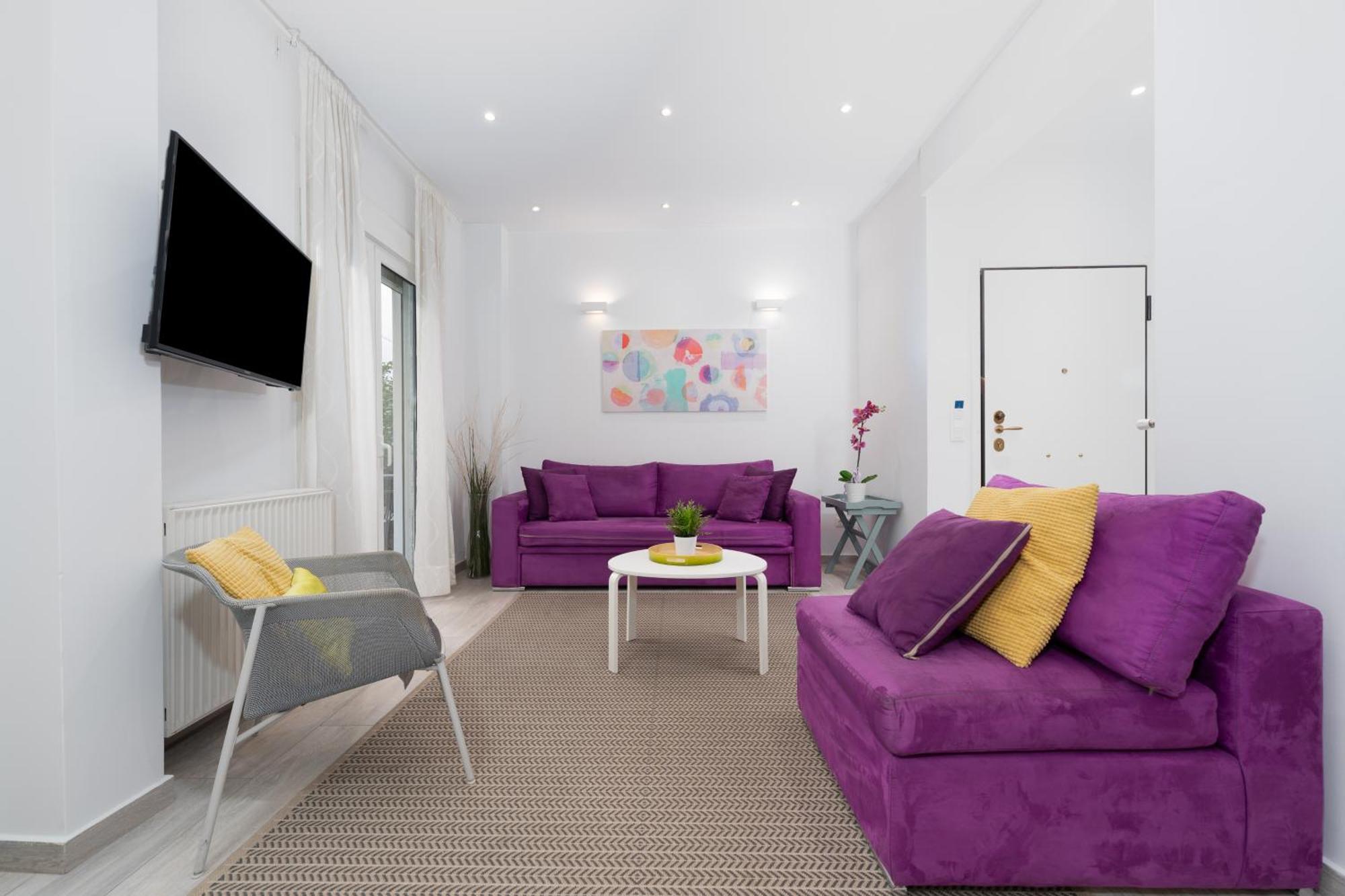 Spacious Modern Apartment In Athens Near Metro Екстериор снимка