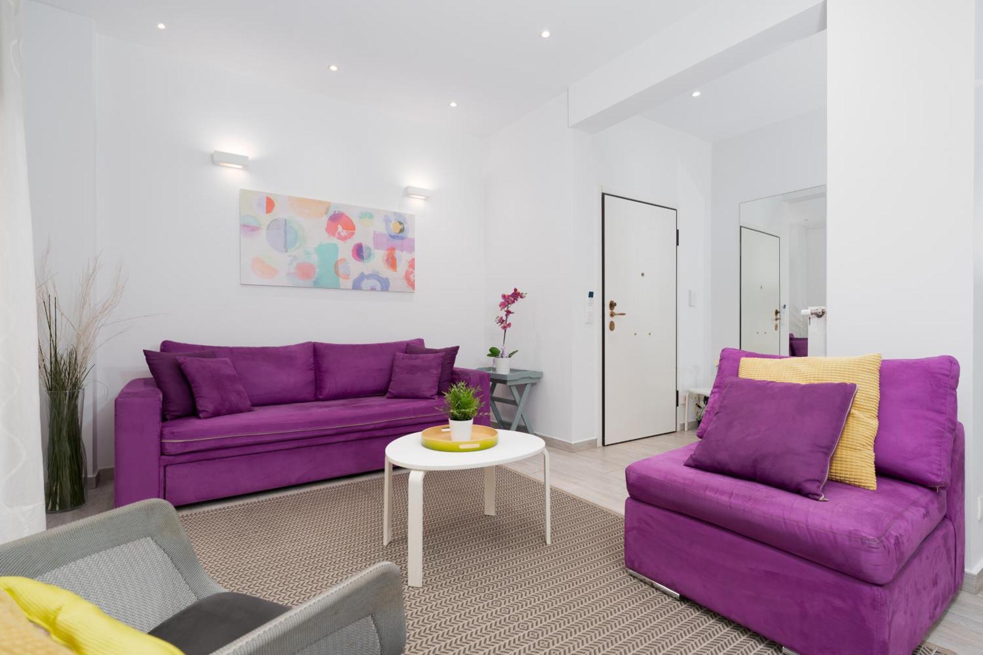 Spacious Modern Apartment In Athens Near Metro Екстериор снимка